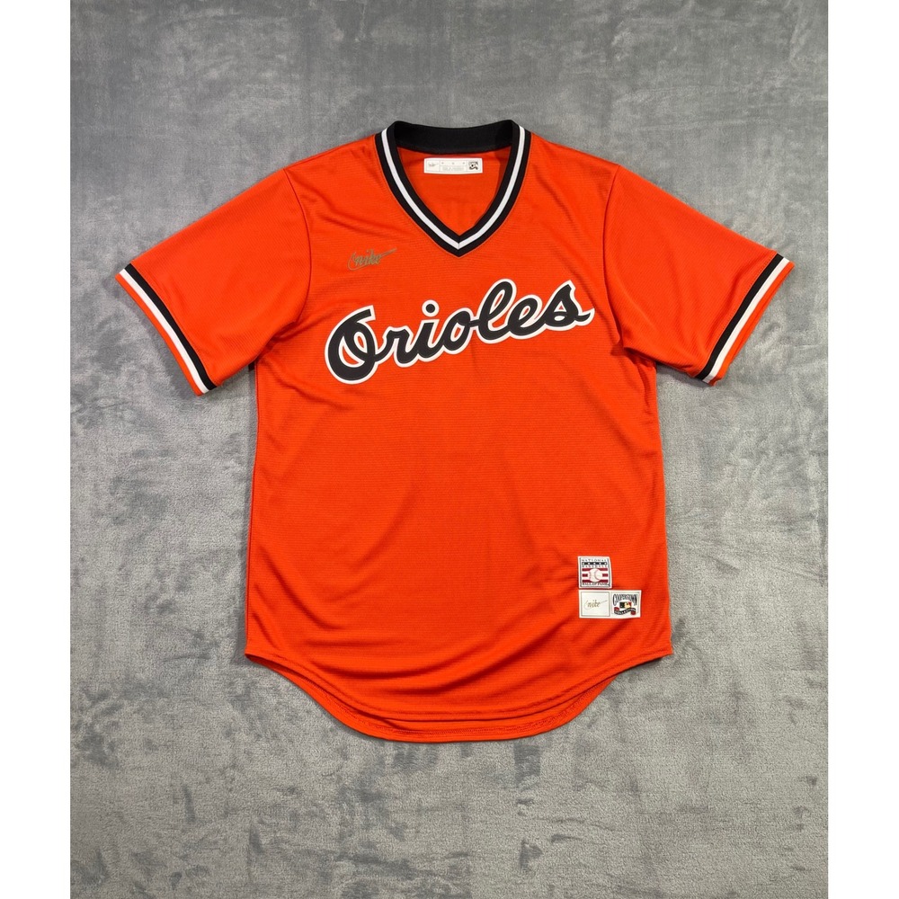 Nike‎ Baltimore Orioles Cal Ripken Jr Cooperstown Jersey Orange Mens Medium MLB